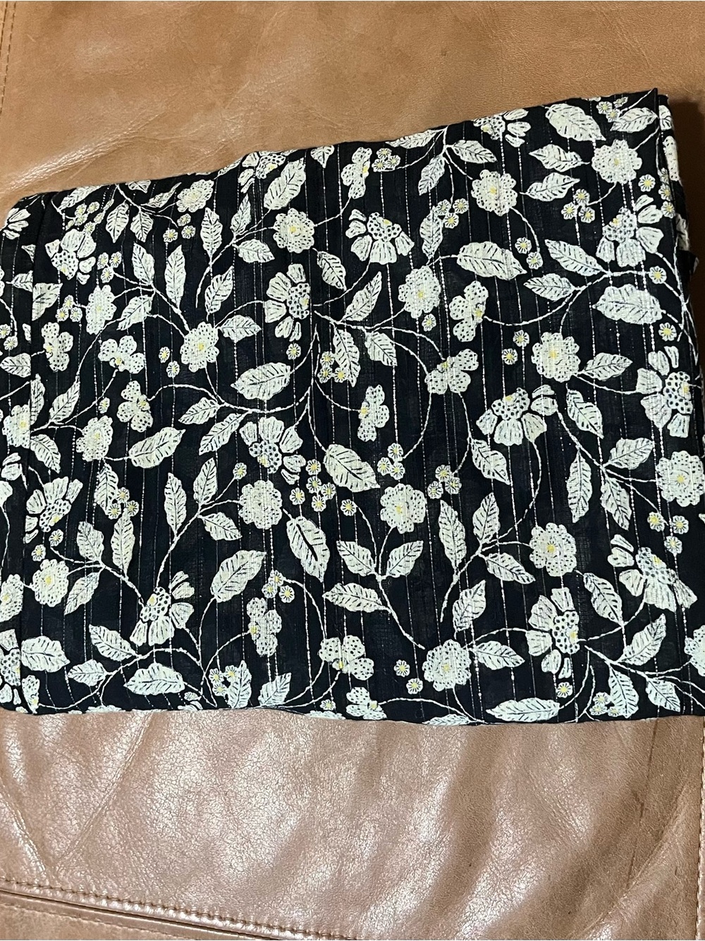 Zara Botanical Wide Leg Woven Pants Size M Made in Turkey - Picture 4 of 4